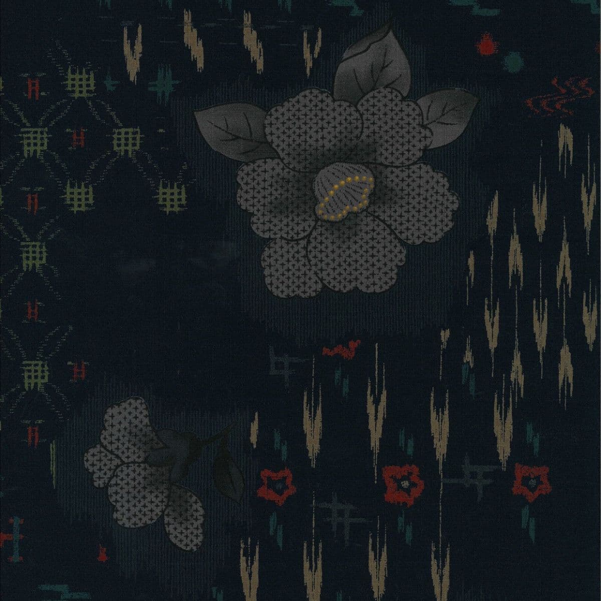 大花柄 色號 02