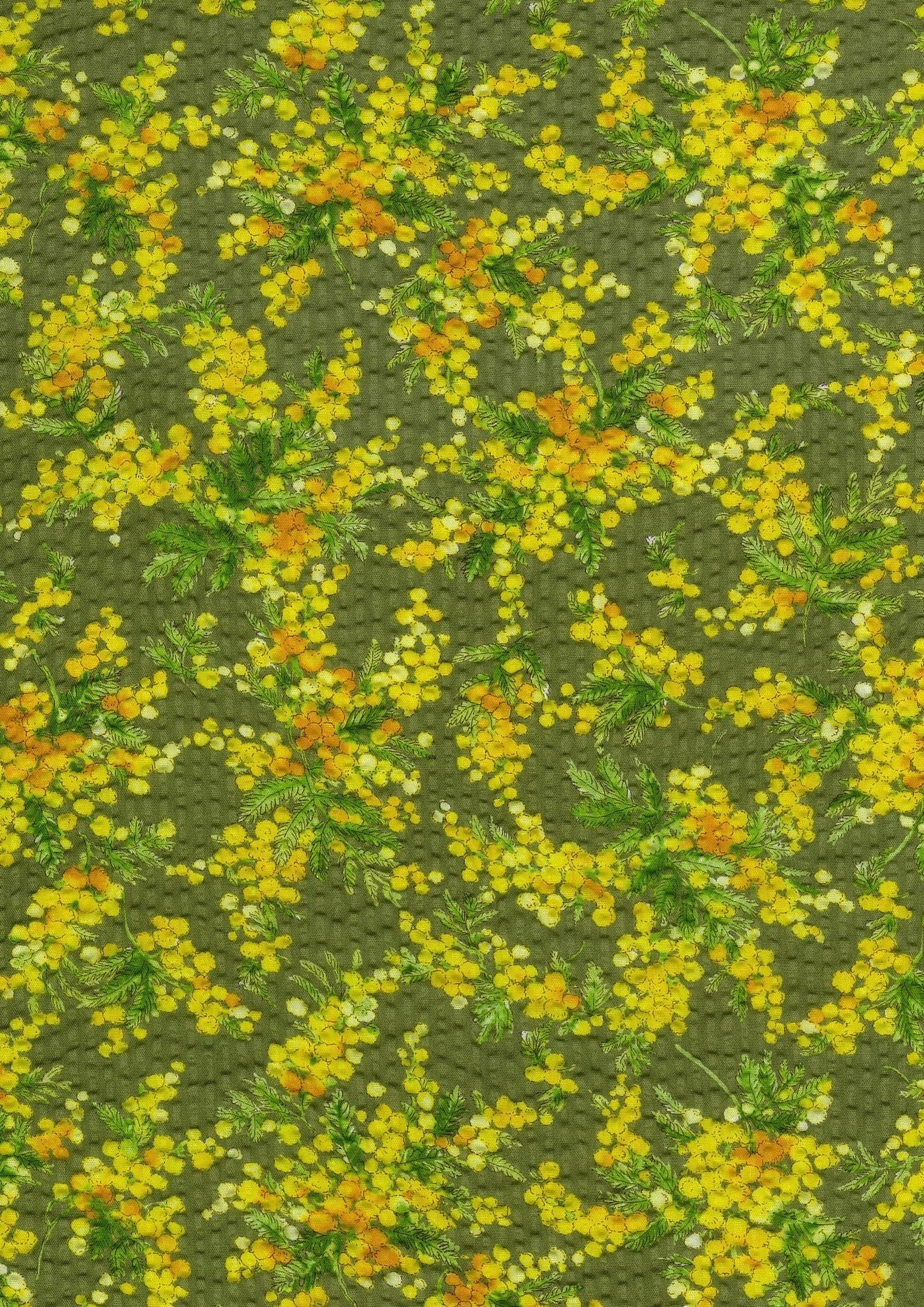 花卉圖案 泡泡紗 色號 03
