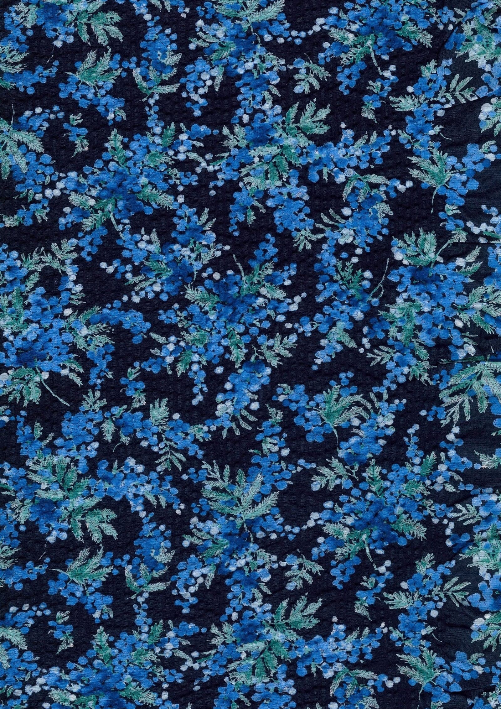 花卉圖案 泡泡紗 色號 04