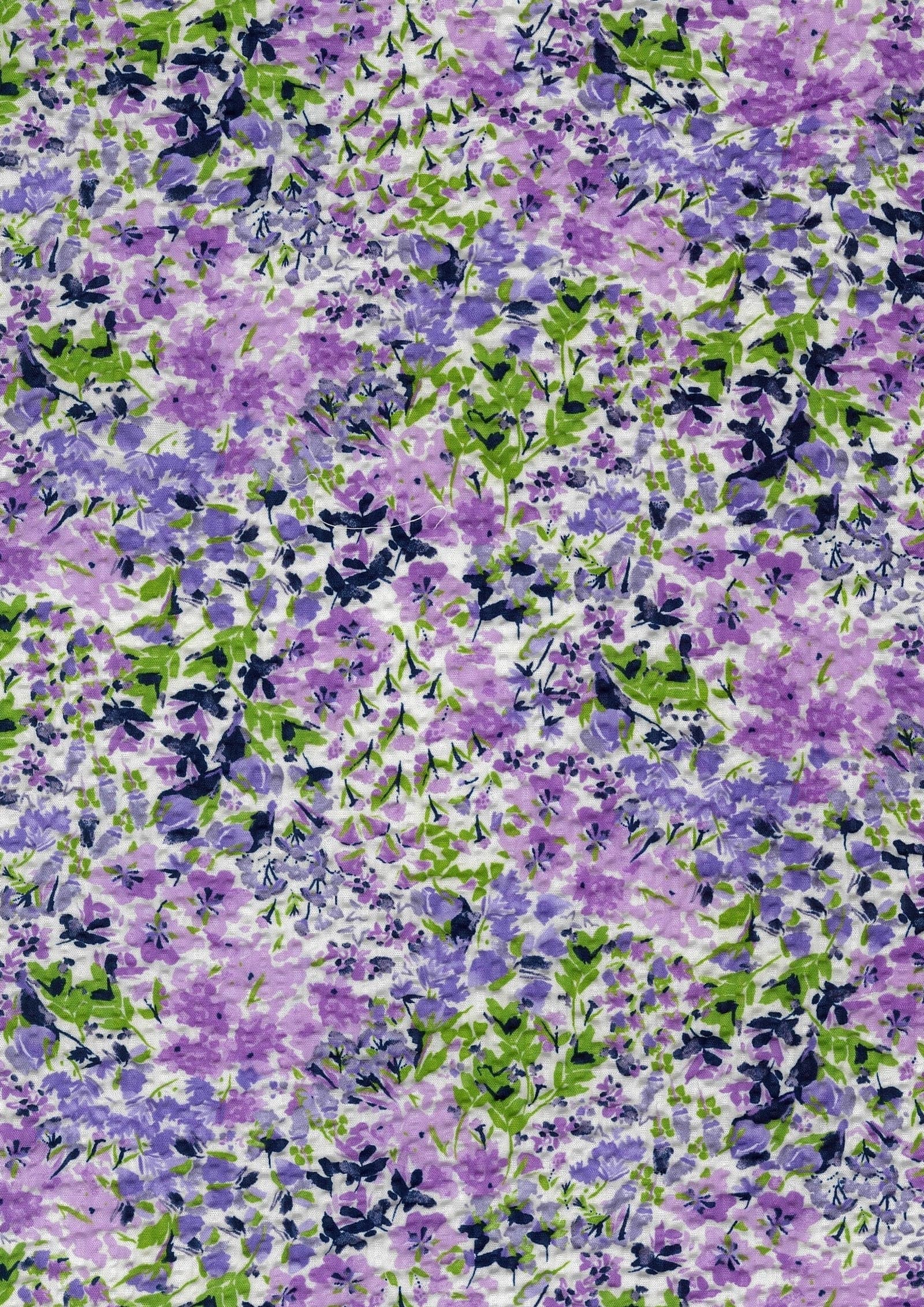 花卉圖案 泡泡紗 色號 10