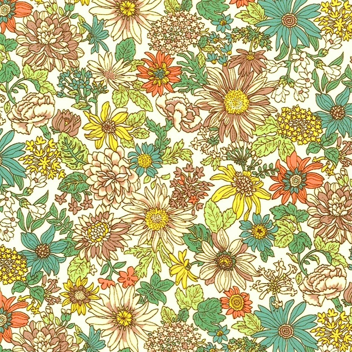 花卉尼龍塔斯隆 色號 03