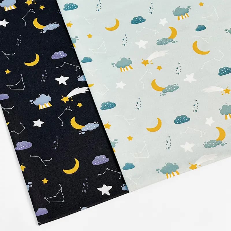 閃爍星空 原創印花純棉布