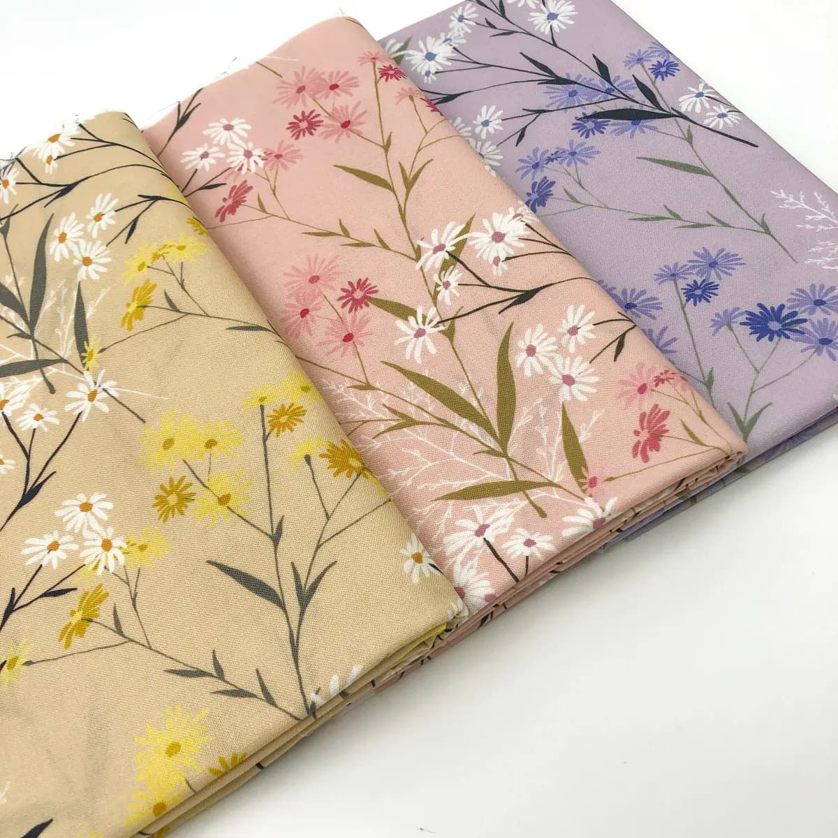 雛菊碎花 原創印花純棉布