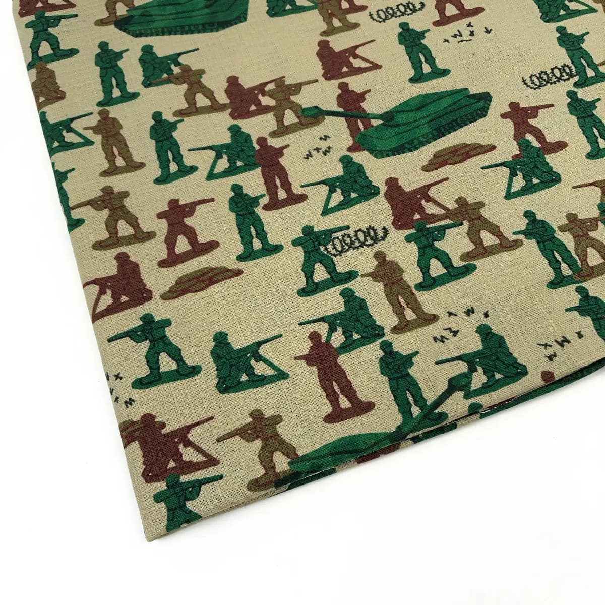 玩具士兵 原創印花節紗布