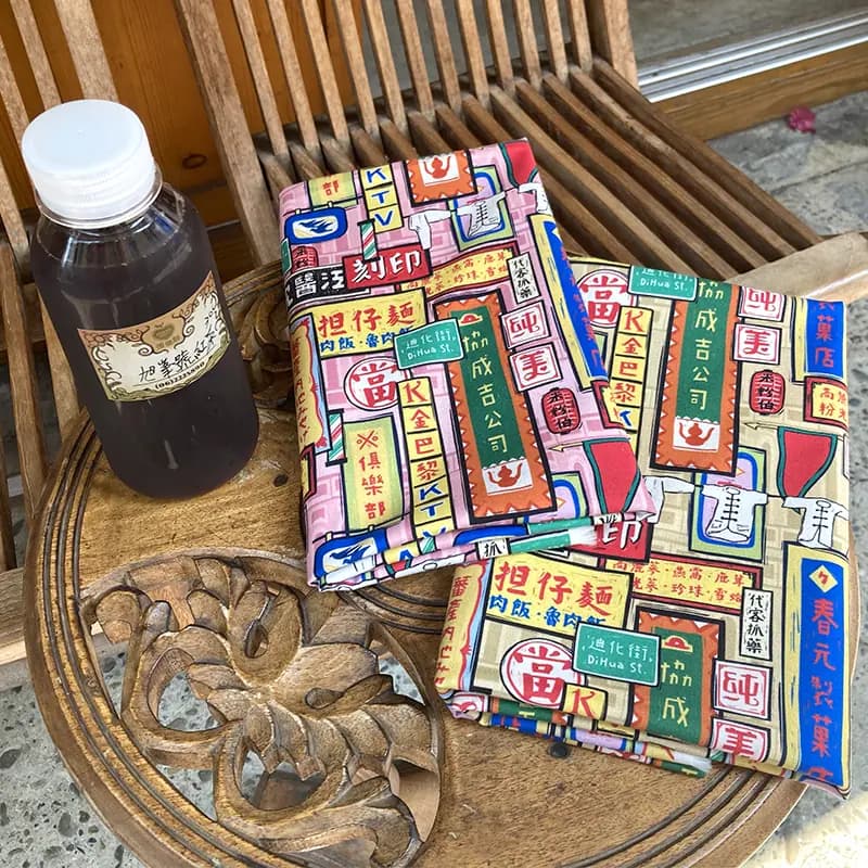 昔日台北 原創印花純棉布