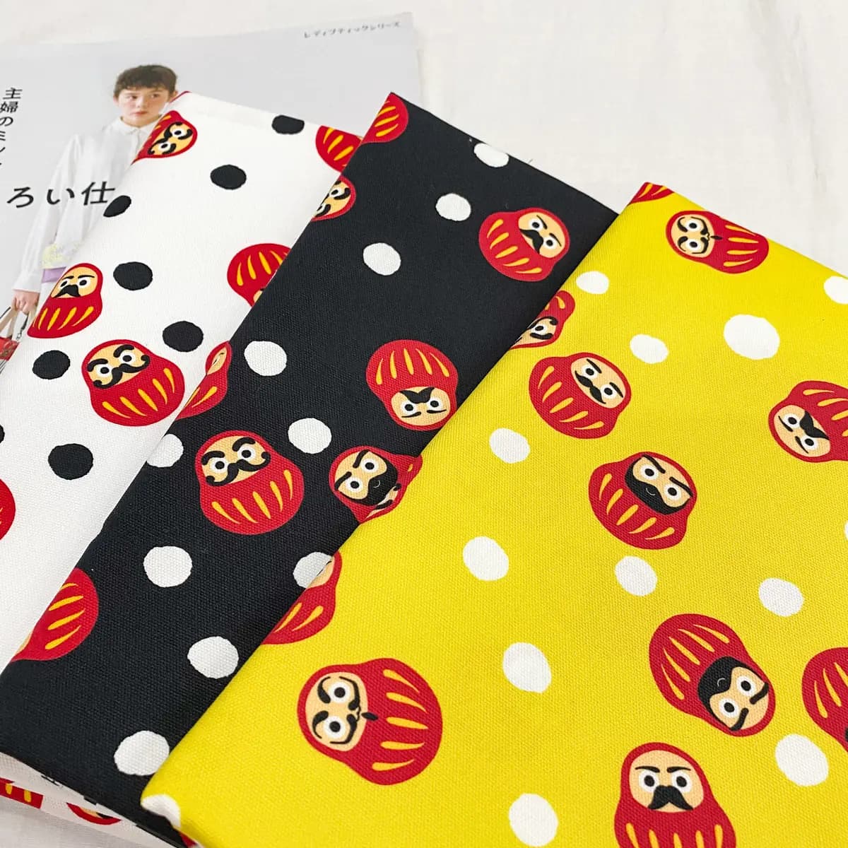 原創布花 顛倒鬍子福神-台灣原創牛津布