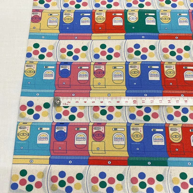 可愛扭蛋機 原創印花牛津布