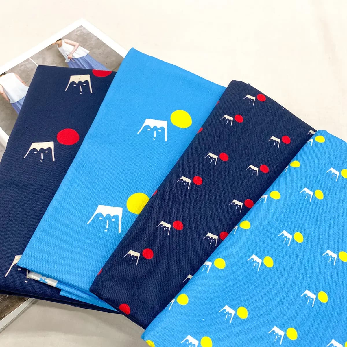 原創布花 Sun On Fujisan & Mini-台灣原創牛津布