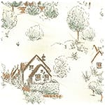 拼布圖案精梳平織布