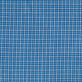 60支棉/Tencel™萊賽爾纖維二重紗藍色格紋