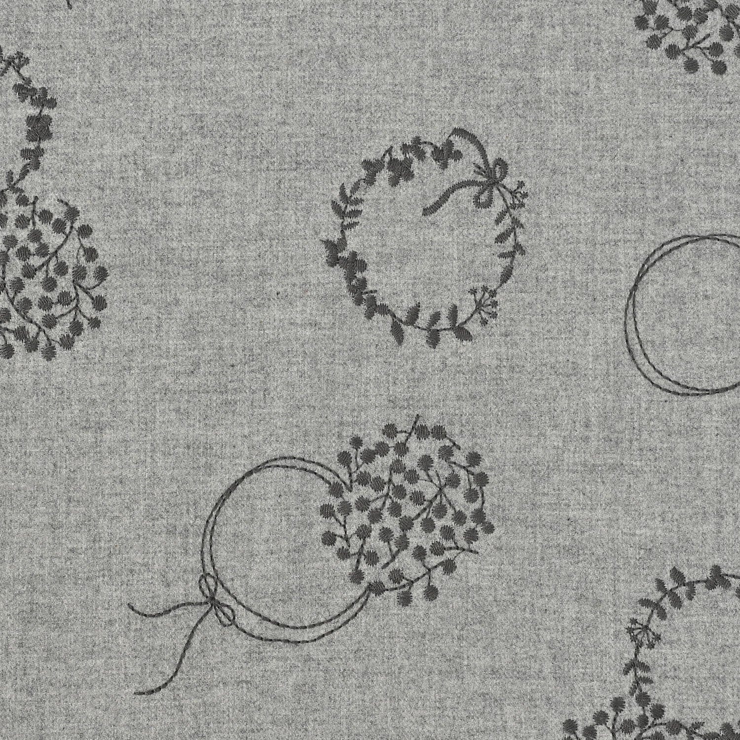 刺繡薄法蘭絨