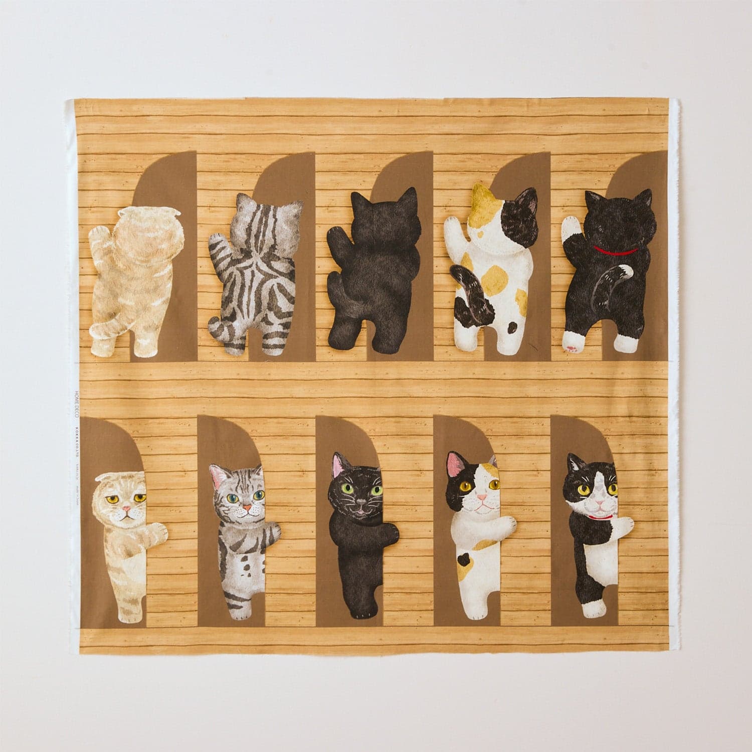 HOME DECO 動物定位布(牆壁貓咪/熊貓樹)