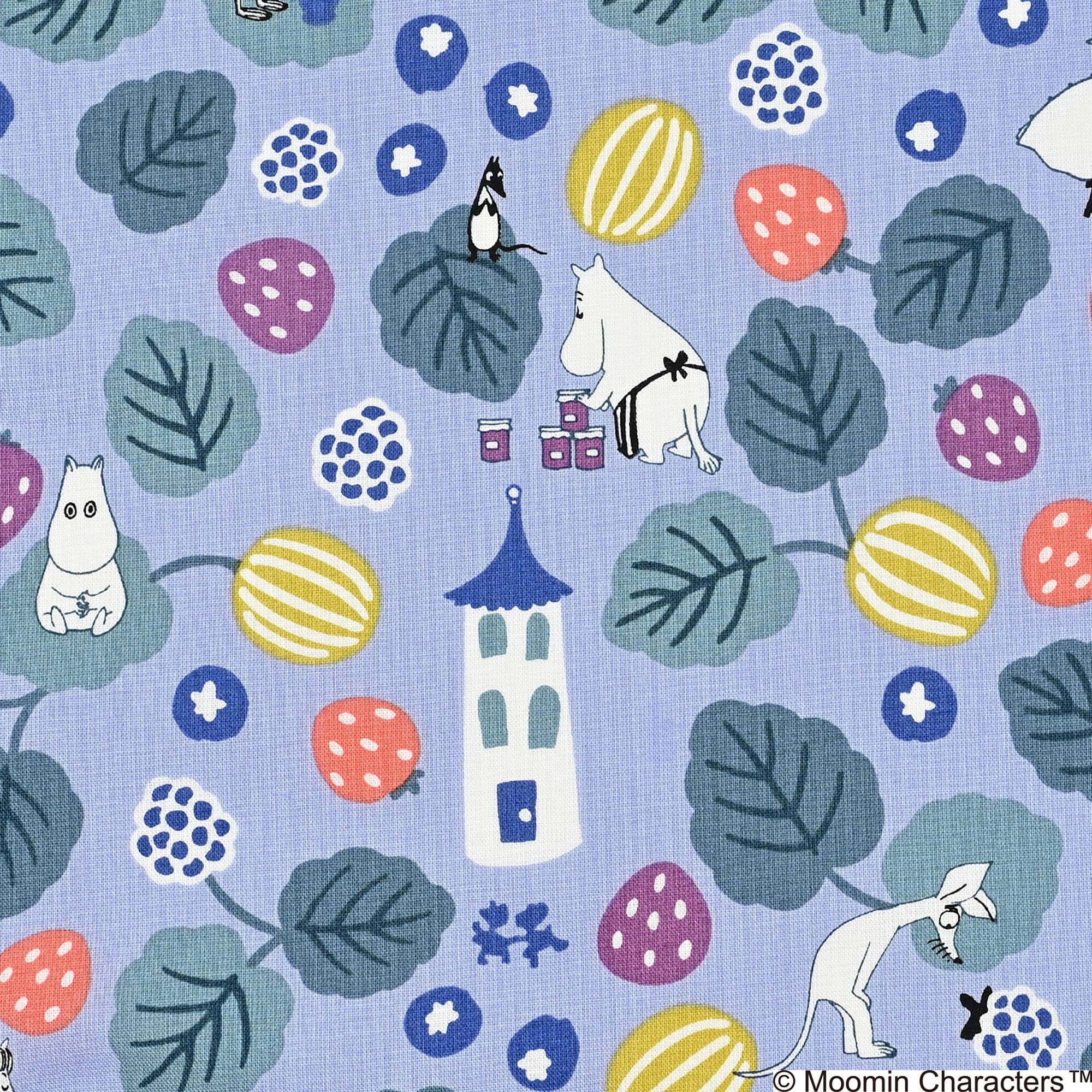 MOOMIN ~莓果田~ 平織細布