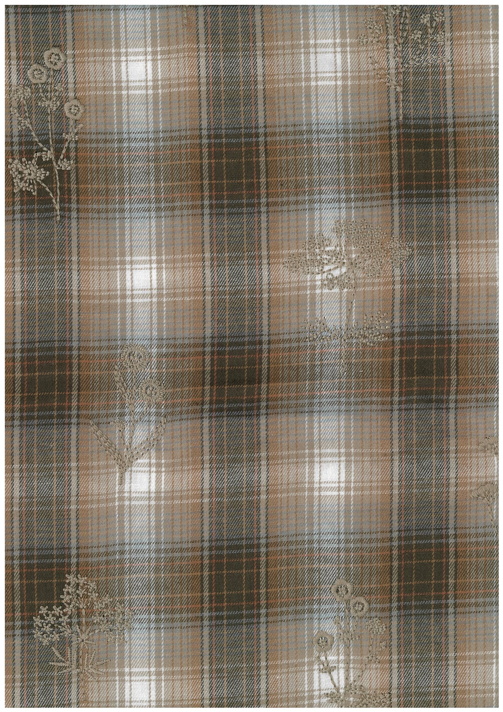 Embroidered Check
