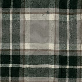 fuwa. Tencel™莫代爾/棉縮縐格紋