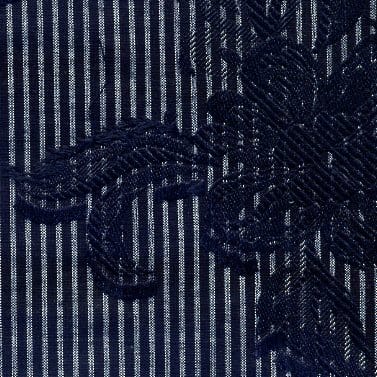 T/C先染割絨緹花布