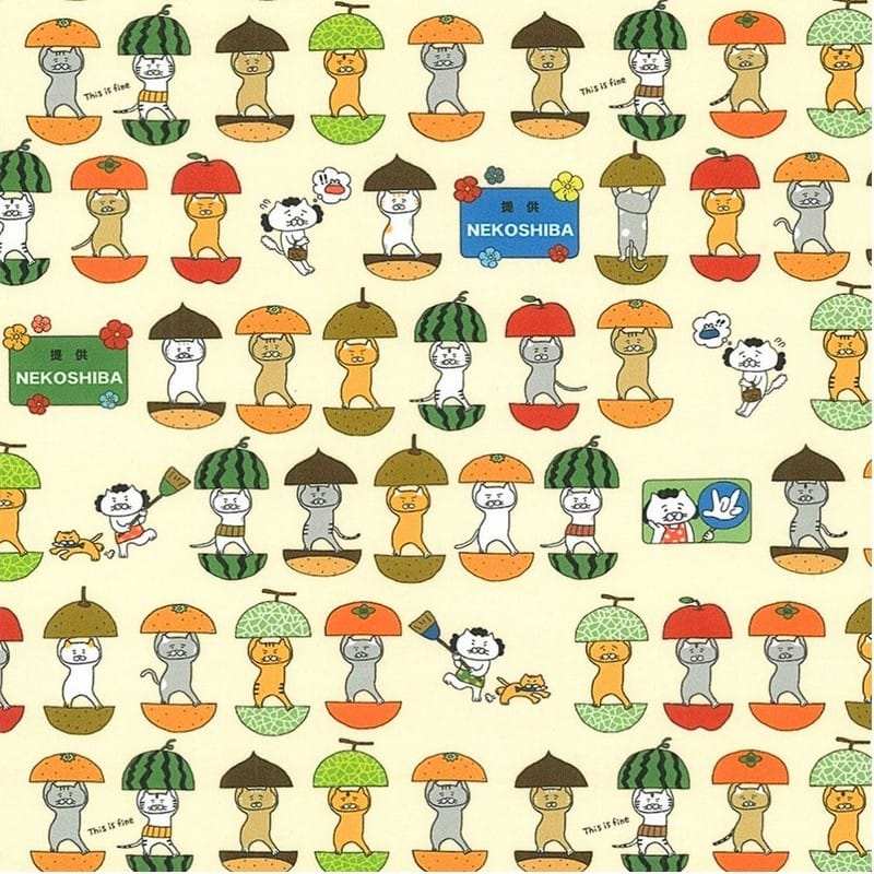 KNIT印花布