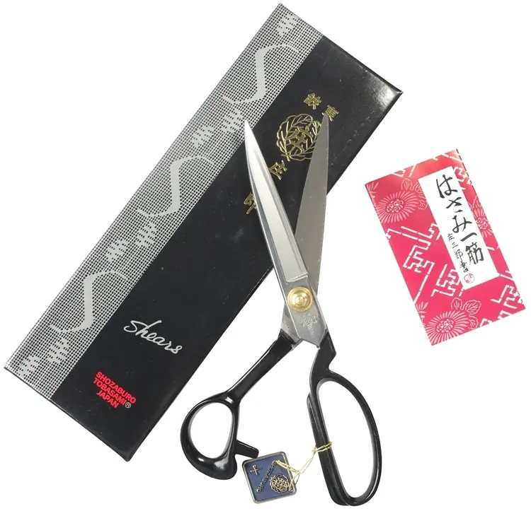 日本庄三郎專業裁布剪刀 黑盒正規品